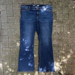 Torrid Tall Blue Flare Wide Leg Jeans